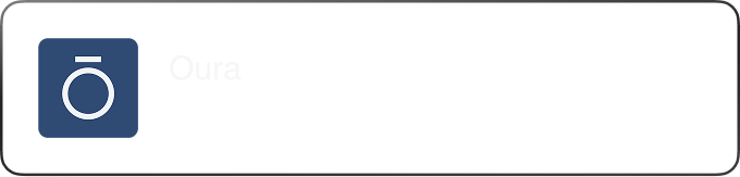 Oura-appen som visar en notis om att sträcka på benen