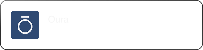 Visualizzazione della notifica Oura mostrata quando si avvicina l'ora di dormire